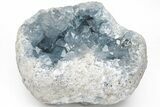 Sky Blue Celestine (Celestite) Crystal Geode - Madagascar #210378-1